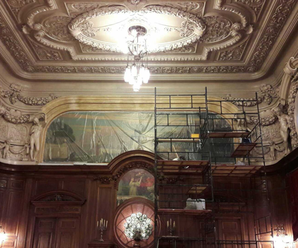 Prace konserwatorskie w Muzeum Miasta Łodzi