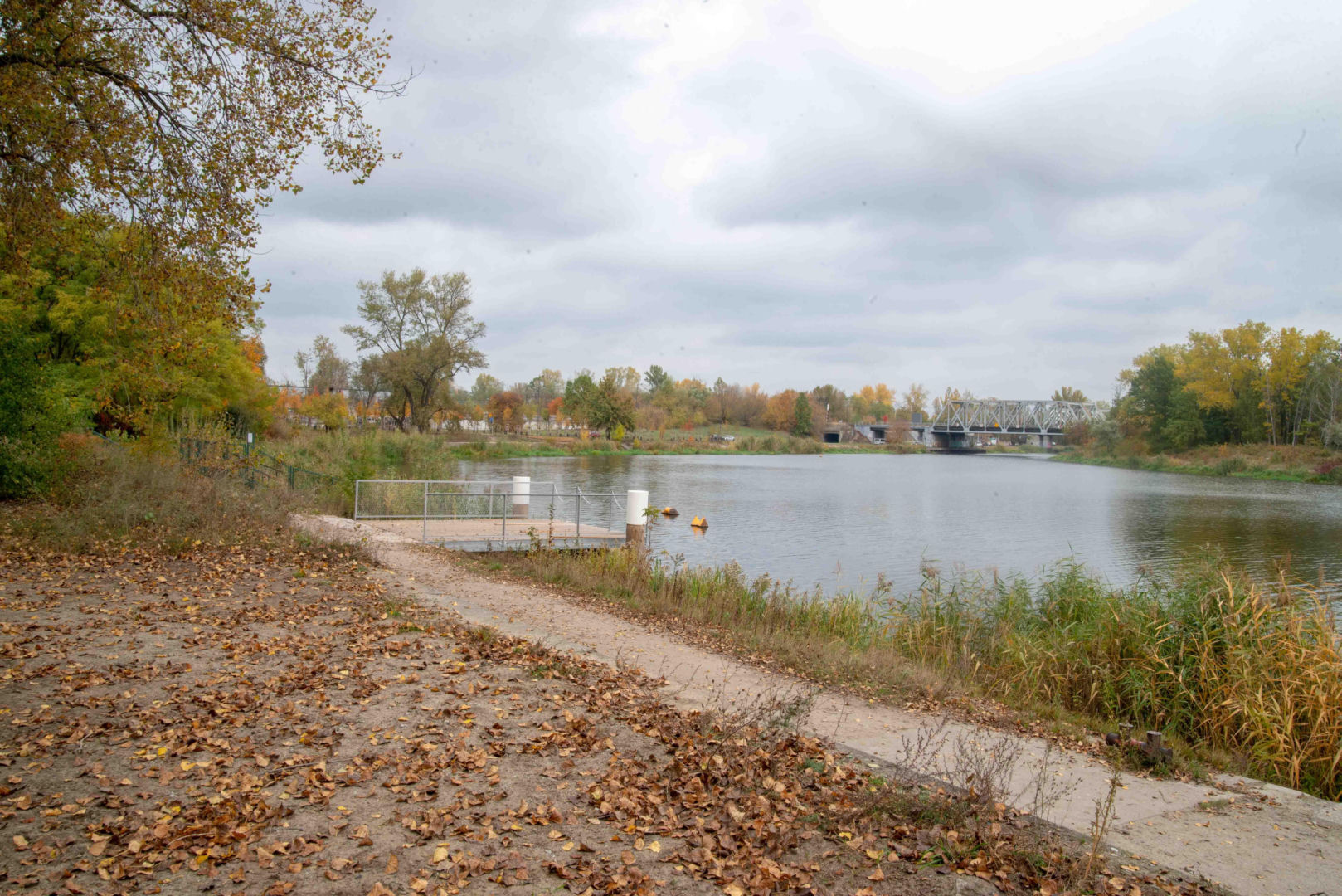 Park Żerański - pomosty pływające