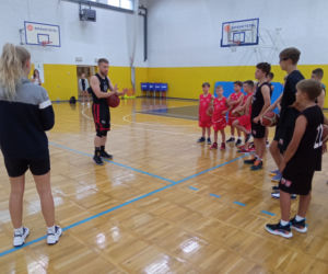 Basket Camp w Grudziądzu. Trening z Kacpą