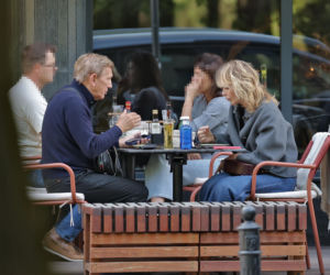 Jan Englert i Beata Ścibakówna na randce