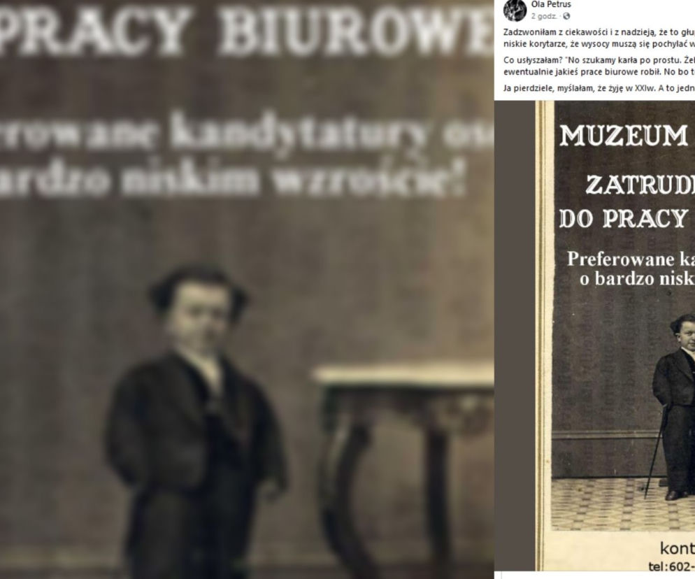 Ola Petrus opisała sprawą na swoim profilu na Facebooku