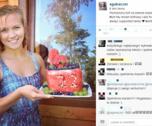 Agnieszka Kaczorowska, czyli Bożenka z Klanu na wakacjach nad Bałtykiem 