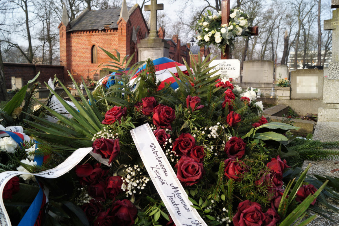 Tak wygląda grób Leonarda Pietraszaka