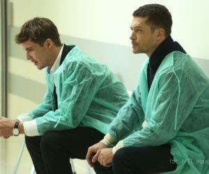M jak miłość odc. 1125. Marcin (Mikołaj Roznerski), Tomek (Andrzej Młynarczyk)