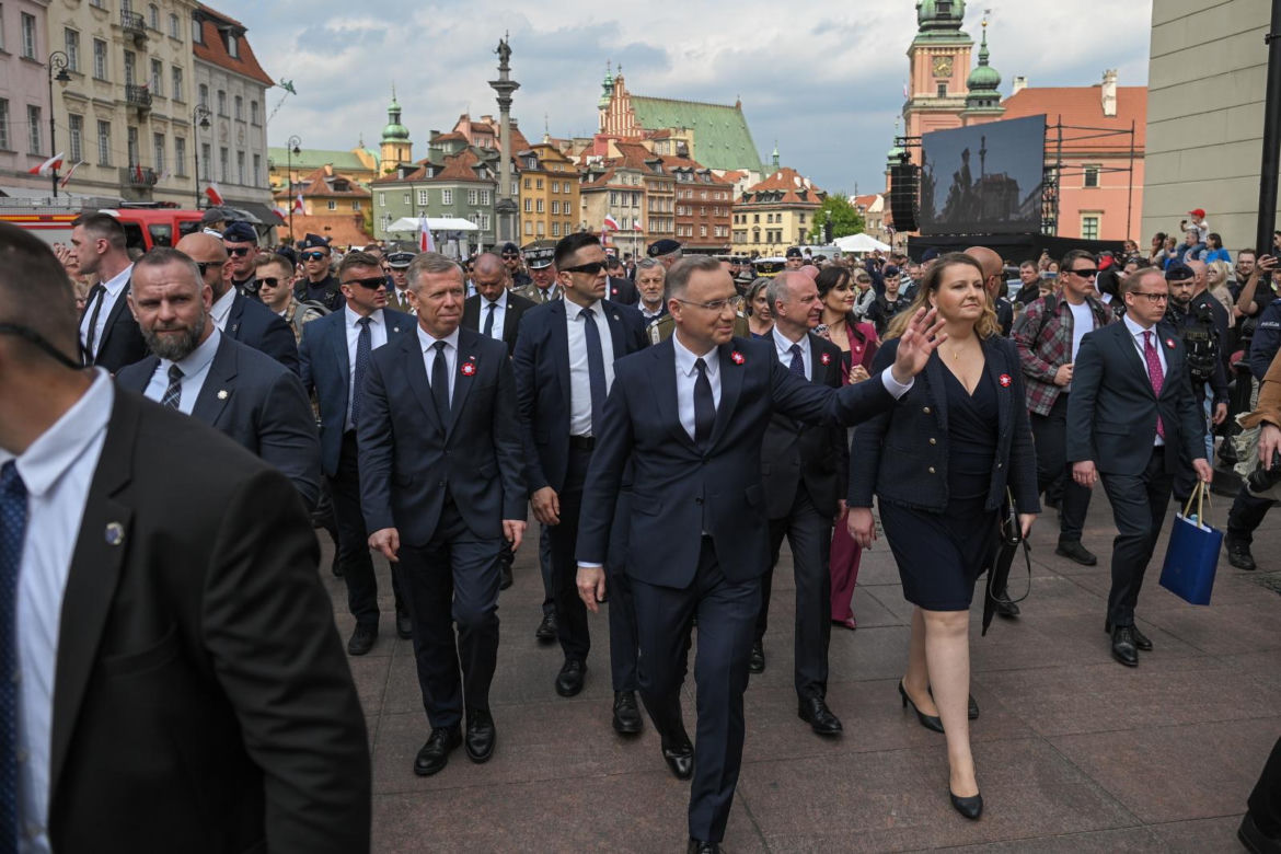 Uroczystości na pl. Zamkowym w Warszawie (3.05.2025)