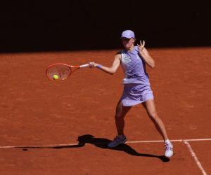 Iga Świątek na ostatnim treningu przez III rundą Roland Garros