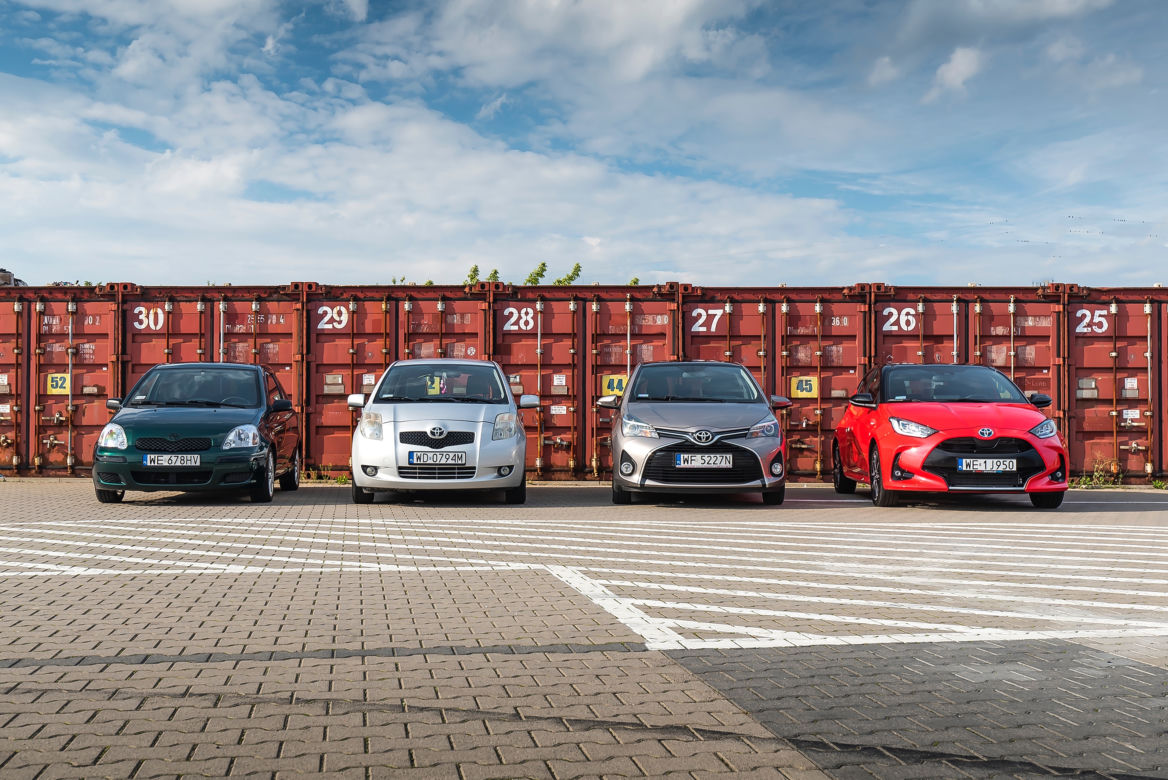 Toyota Yaris - cztery generacje auta segmentu B