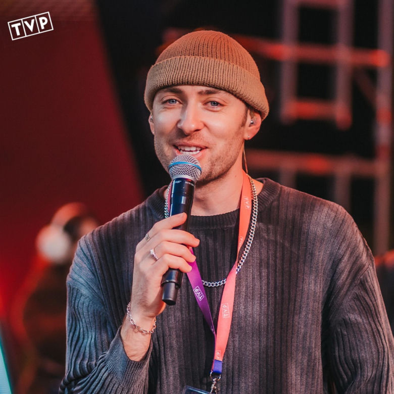 Sylwester z Dwójką 2024. Próby sceniczne: Michał Szpak, Dominik Dudek