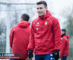 Wisła Kraków - Zagłębie Lubin - trening Wiślaków przed meczem