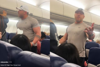 Awantura w samolocie! Rzucał pizzą w pasażerów, bo ktoś podrywał mu żonę