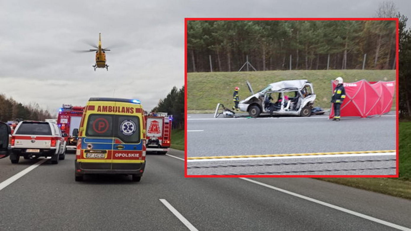 Horror na A4 rozbił rodzinę. 12-letnia Kalinka zginęła z ojcem, jej rodzeństwo walczy o życie