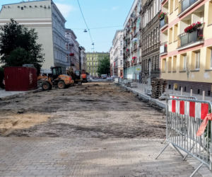 Przebudowa ulic w centrum Szczecina - lipiec 2020
