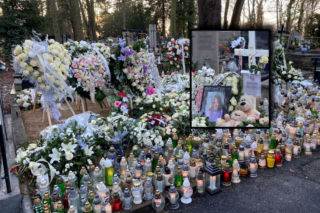 Grób zamordowanej Danusi