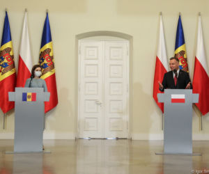 Prezydent Duda spotkał się z prezydent Mołdawii