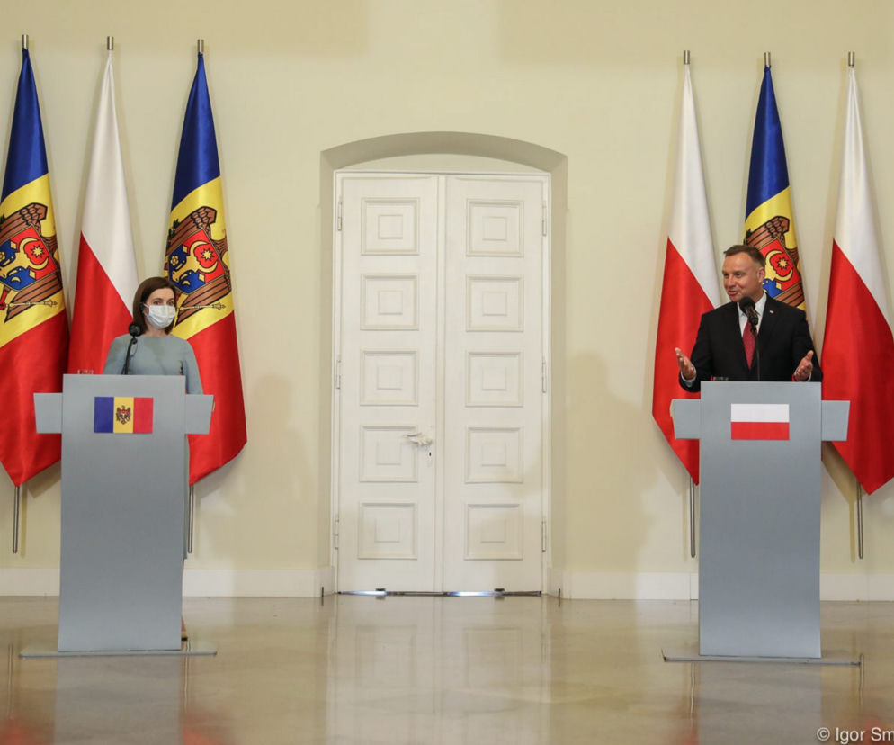 Prezydent Duda spotkał się z prezydent Mołdawii