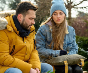 Barwy szczęścia, odc. 2478: Damian (Michał Lesień), Renata (Ania Mrozowska)
