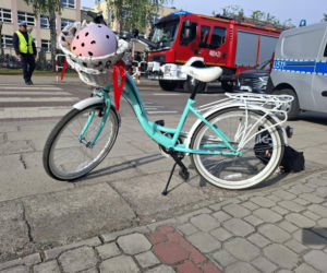 Kto zawinił? Policja bada okoliczności potrącenia 9-letniej rowerzystki