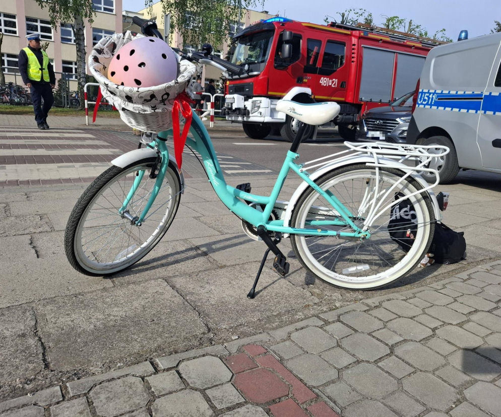 Kto zawinił? Policja bada okoliczności potrącenia 9-letniej rowerzystki