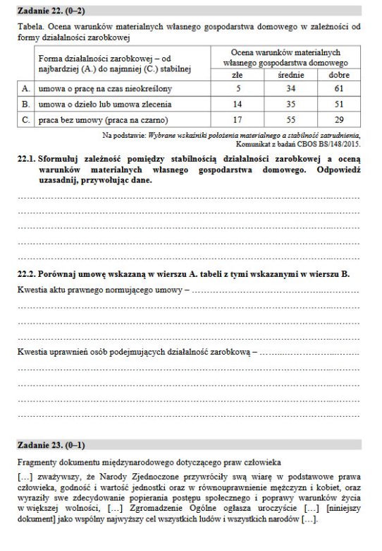 Matura 2017 wos rozszerzony