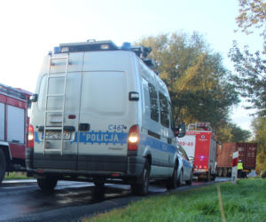 Dwie ciężarówki zderzyły się w powiecie włocławskim. Zdjęcia z miejsca zdarzenia