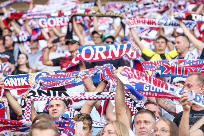 Górnik Zabrze - Ferencvaros: Zdjęcia kibiców z meczu 3. rundy eliminacji Ligi Europy