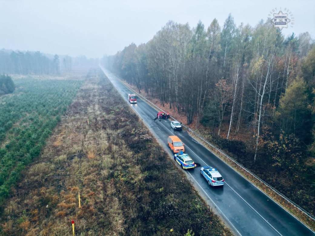 Poważny wypadek na Śląsku. Ucierpiała 28-latka