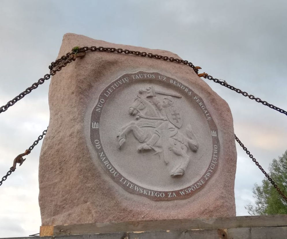 Obelisk z Litwy na Wzgórzu Pomnikowym w Grunwaldzie
