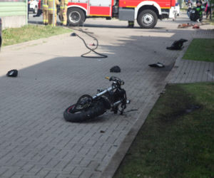 Motocyklista zginął na miejscu - potworny wypadek w Siedlcach