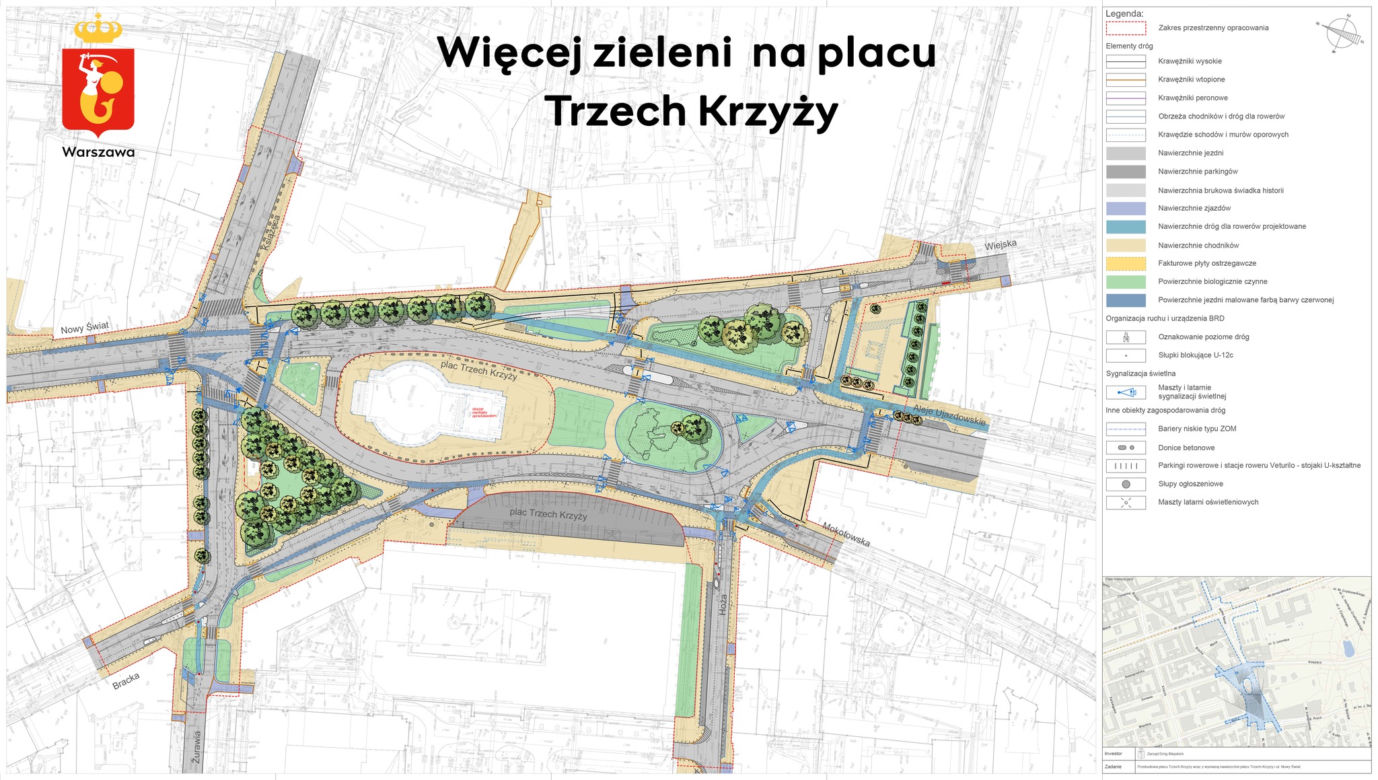 Metamorfoza placu Trzech Krzyży