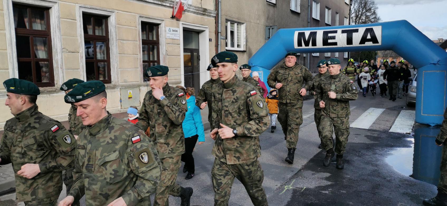 Biegali w Złocieńcu