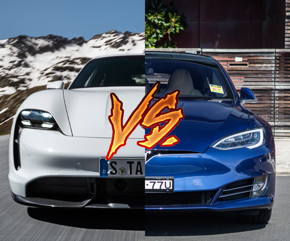 Porsche Taycan vs Tesla Model S