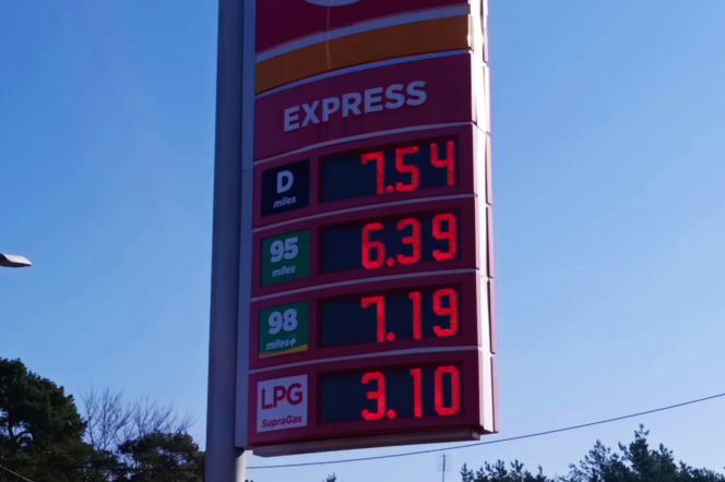 Ceny paliw w Lubieszynie idą w górę