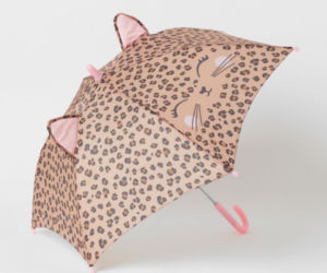 Parasol dla dziewczynki, w panterkę