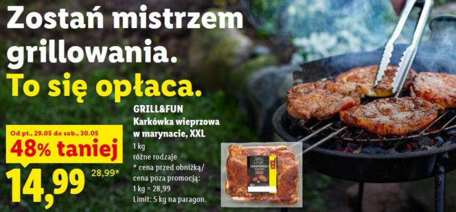promocja na karkówkę w Lidlu