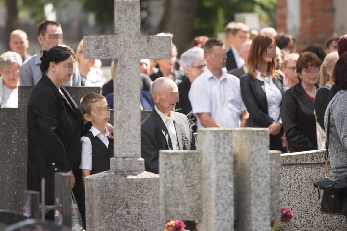 POGRZEB PATRYCJI ZAMORDOWANEJ NAD JEZIOREM WIECANOWSKIM