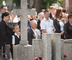 POGRZEB PATRYCJI ZAMORDOWANEJ NAD JEZIOREM WIECANOWSKIM