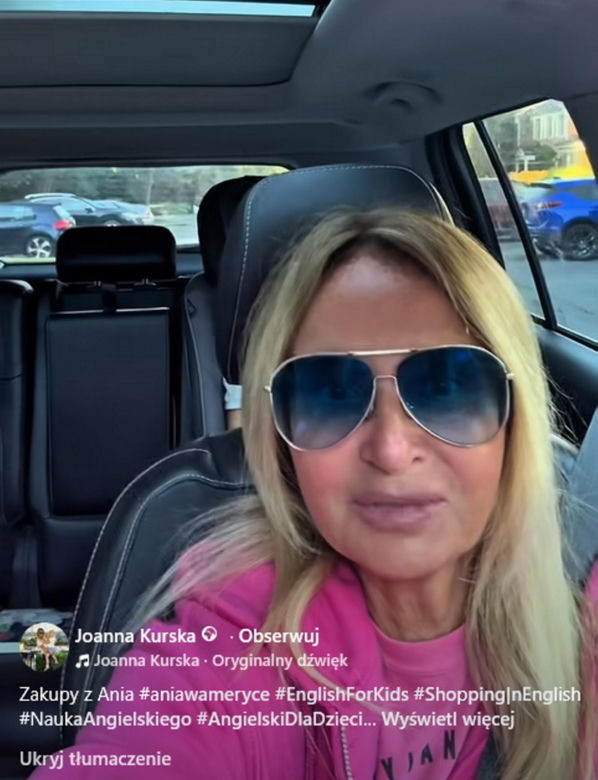 Kurska nagrywa w USA z 5-letnią Anią. Tak chce uczyć polskie dzieci angielskiego