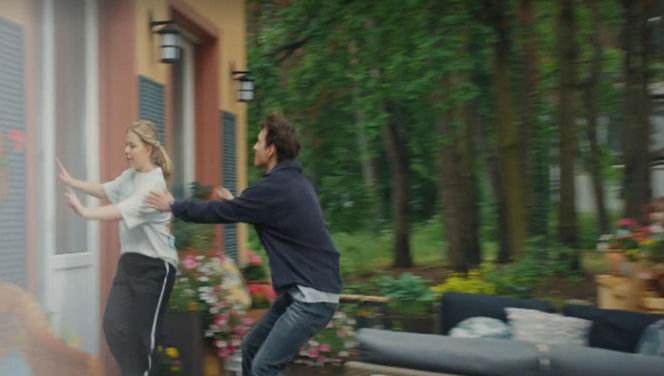 M jak miłość odc. 1893. Lenka (Olga Cybińska), Grzesiek (Borys Wiciński)