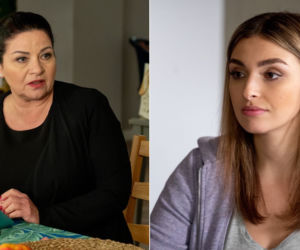 Barwy szczęścia odc. 2416. Klara (Olga Jankowska), Irena Adler (Małgorzata Krzysica)