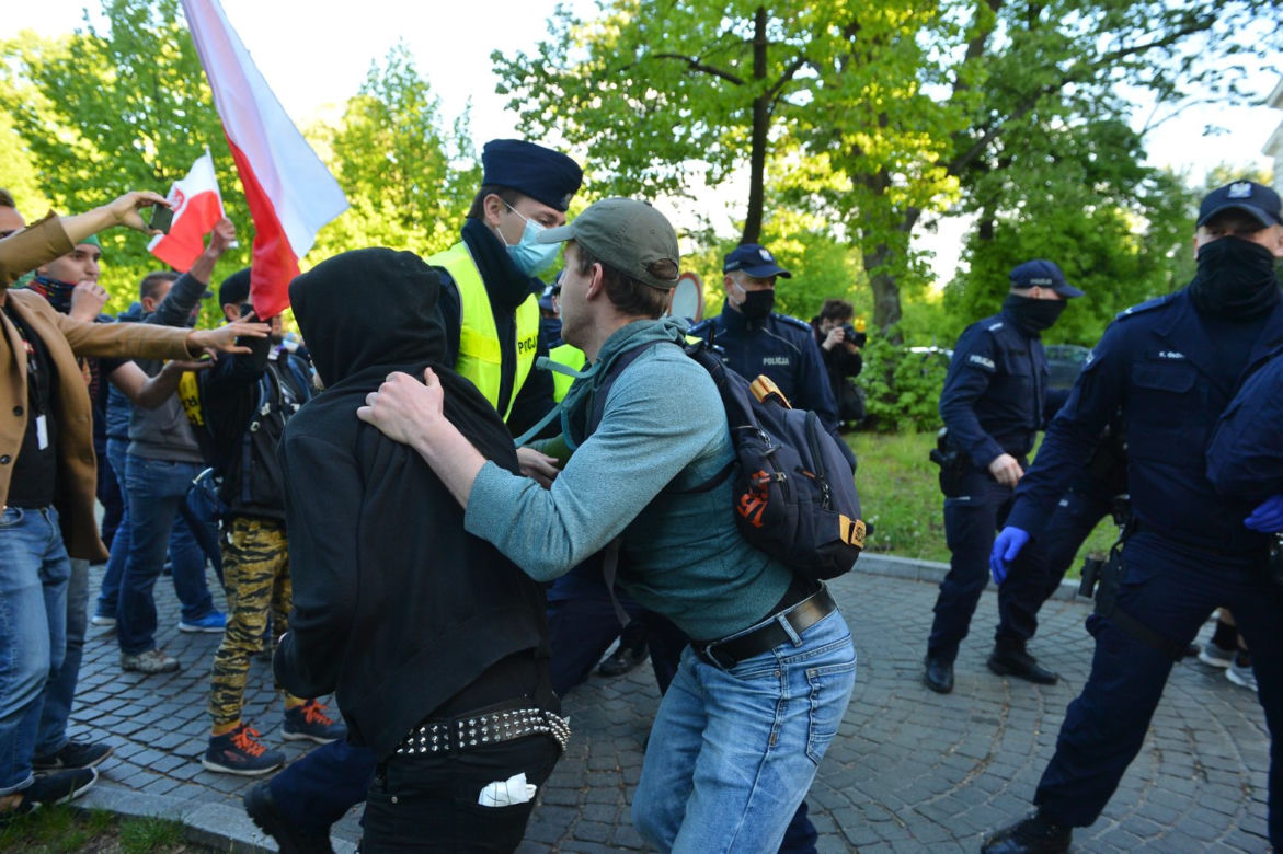 Protest przedsiębiorców pod kancelarią premiera