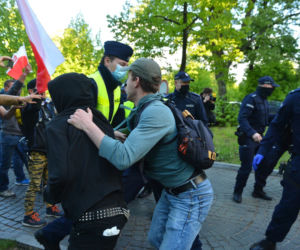 Protest przedsiębiorców pod kancelarią premiera