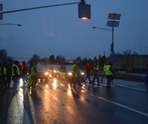 Blokada drogi krajowej DK7