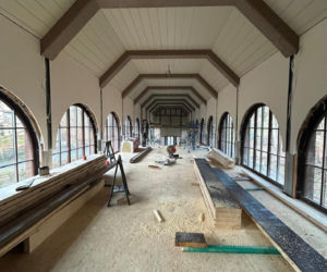 Pijalnia Dolnego Źródła w Świeradowie-Zdroju - zdjęcia z budowy i archiwalia