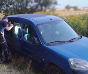 Skradziony Citroen po miesiącu został odnaleziony w krzakach