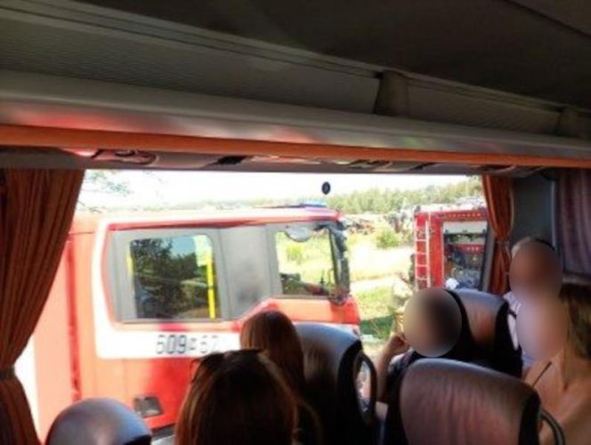 Wypadek na przejeździe kolejowym w Sokolnikach Suchych