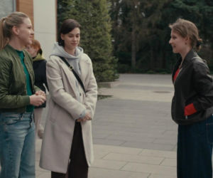Na dobre i na złe odc. 998. Blanka (Pola Gonciarz), Zuza (Aurora Lipartowska), Dorota (Magdalena Wróbel)