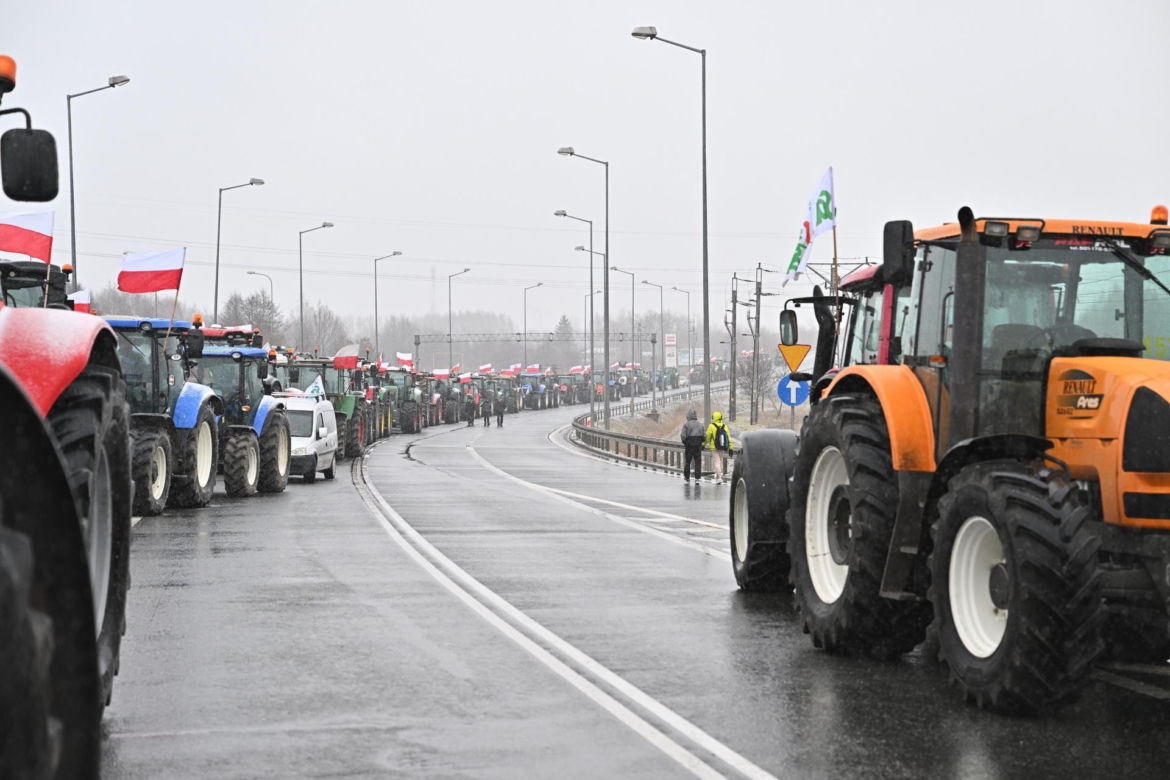 Mińsk Mazowiecki. Ogólnopolski protest rolników