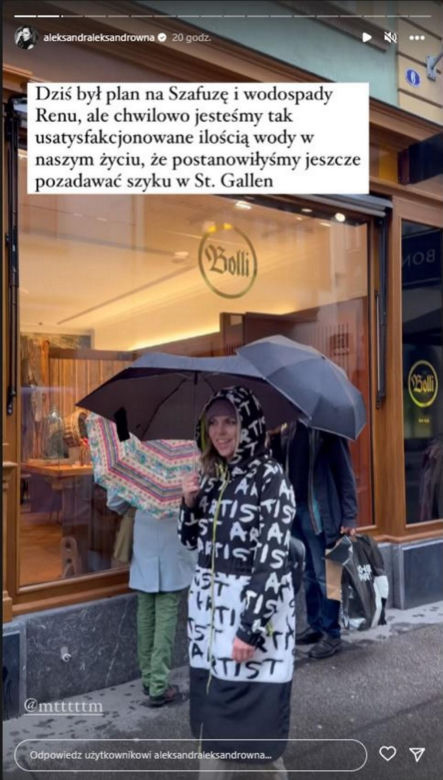 Ola Kwaśniewska w Szwajcarii