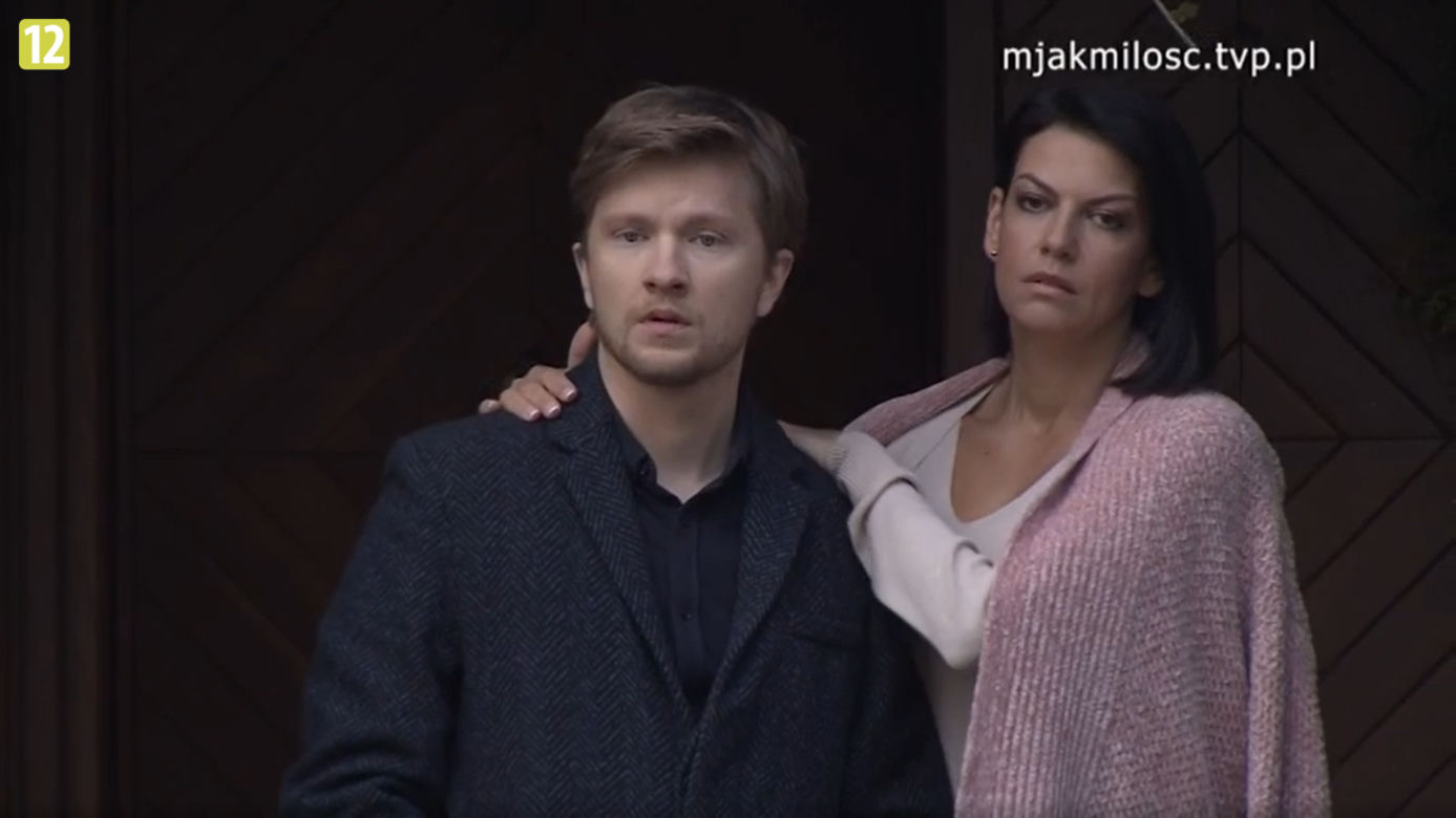 M jak miłość: Łukasz (Jakub Józefowicz), Patrycja (Alżbeta Lenska)