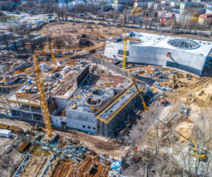 Budowa Fabryki Wody - marzec 2021